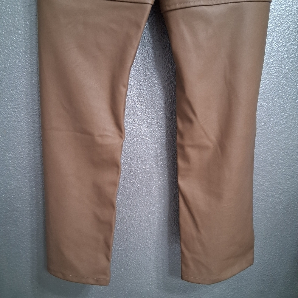 NWT Good American Faux Leather Good Boy Pants Size 18 - Picture 11 of 13